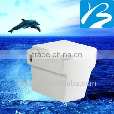 Bathroom Ceramic Toilet With Dual Flush Toilet Button