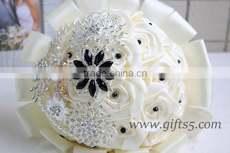 2016 latest handmade graceful bride flower bouquet
