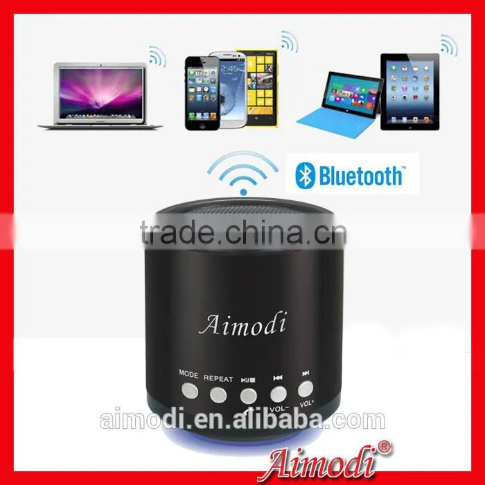 business gift fm radio bluetooth mini speaker with microphone, line in funciton