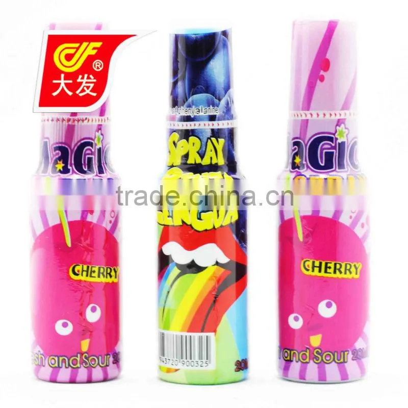 Dafa popular new fruit sour spray candy