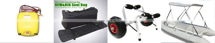 430cm inflatable boat with air mat floor for fishing, sports, rescue use