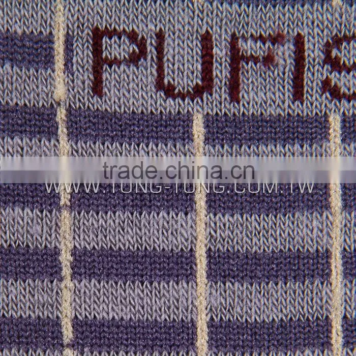 2083 Taiwan Factory Men Checked Dress Socks