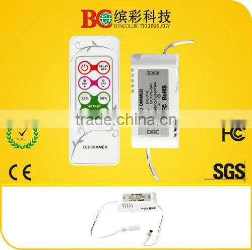 mini led dimmer 12-24V4A/CH*1 for led single color led strip pwm controller
