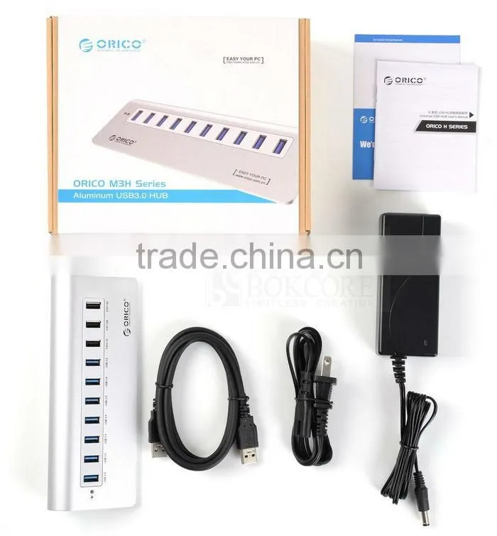 M3H73P mutil function aluminum usb 3.0 hub, multi-function usb hub+usb charger