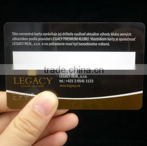 Colorful Printed Glossy PVC Member Card CR80