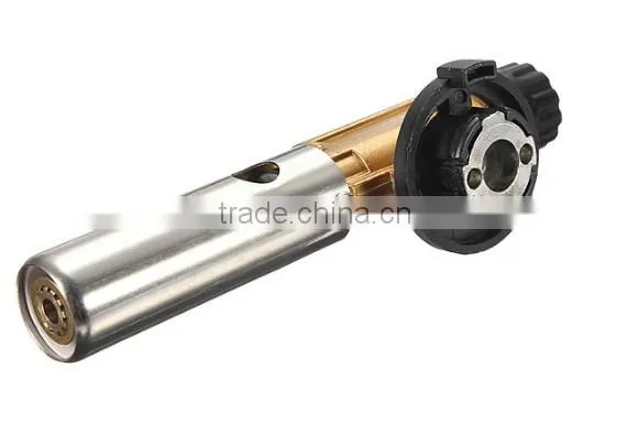 Gas Torch Flamethrower Butane Burner Automatic Ignition Baking Welding BBQ Camping Outdoor Flame Gun