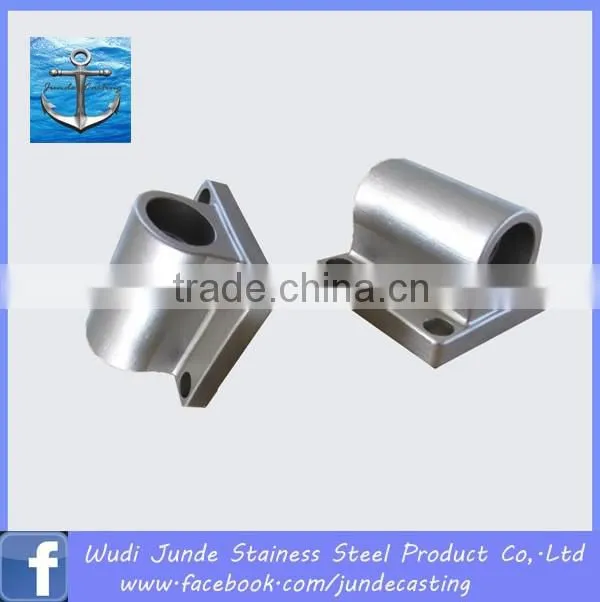 Stainless Steel 90 degree Rectangular Base Fitting