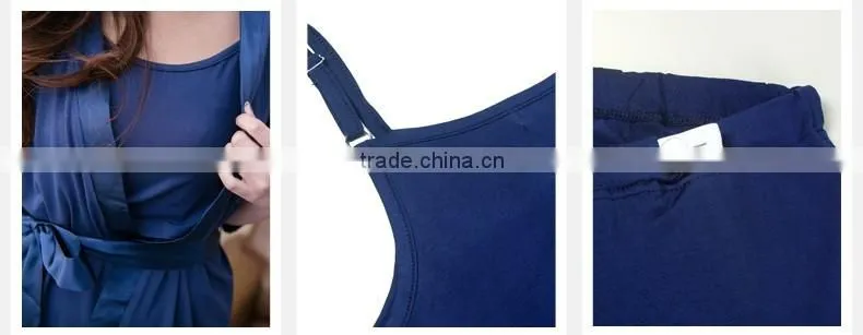 Comfortable three-piece suit Nursing nightgown for Pregnant Women