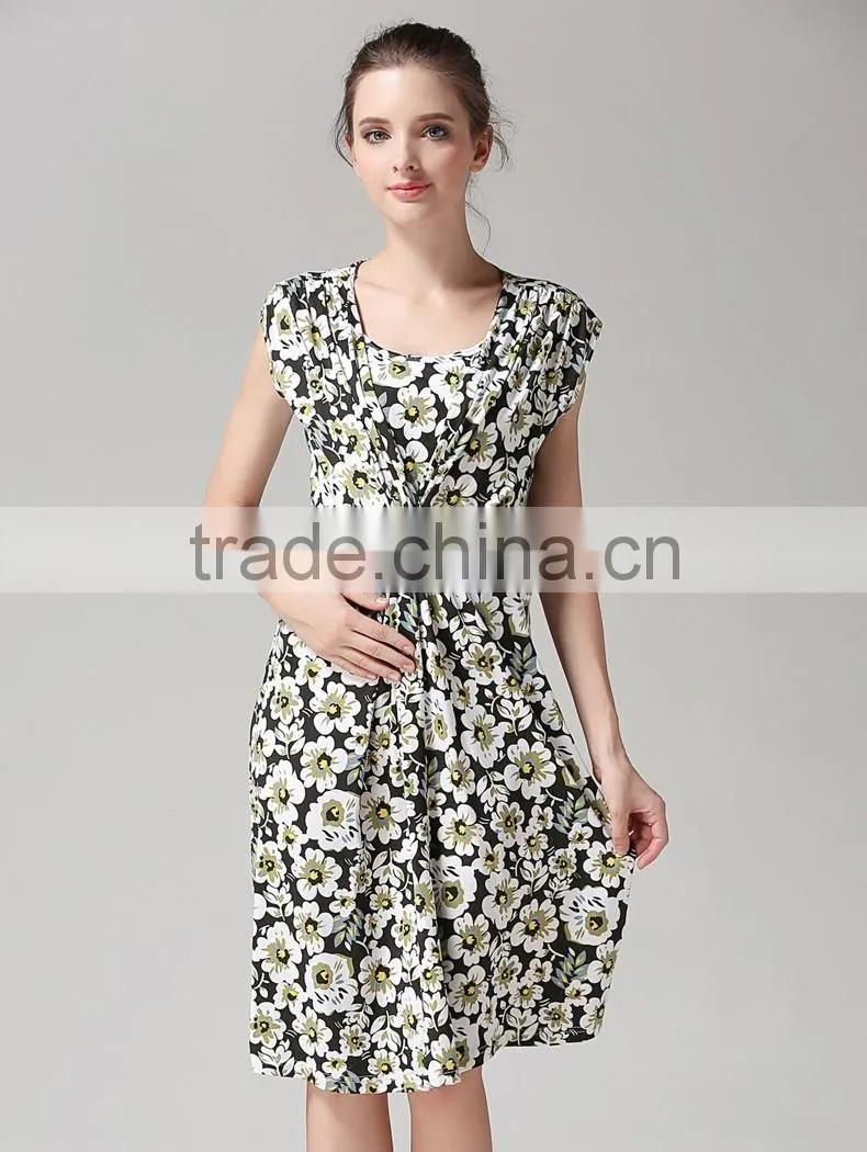 Maternity dresses nursing clothes Breastfeeding Dresses for Pregnant Women
