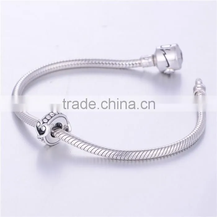 Affection Bead High Quality 925 Silver Charm New Fashion bead Vintage Pendant Fit European Brand style Bracelet Silver bead T035