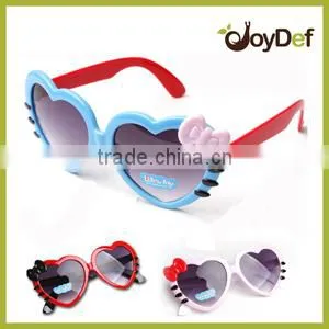 Fashion Heart Shaped Custom Two Tone Kids Sunglasses