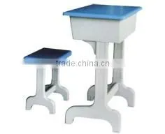 Steel School Desk and Chair Set for Students