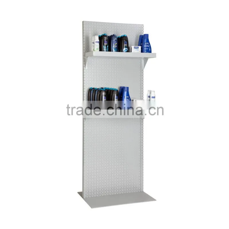 garment cloth display stand, floor metal display racks and stands/ pegboard display rack