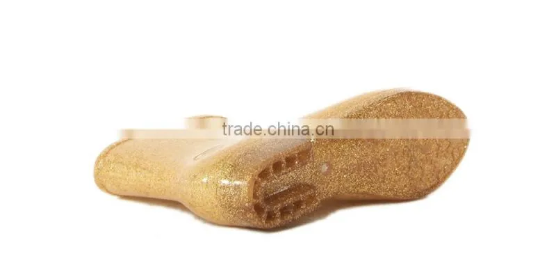 Apricot color rain boots, fashionable and comfortable rain boots and safety and fashionablerain shoes