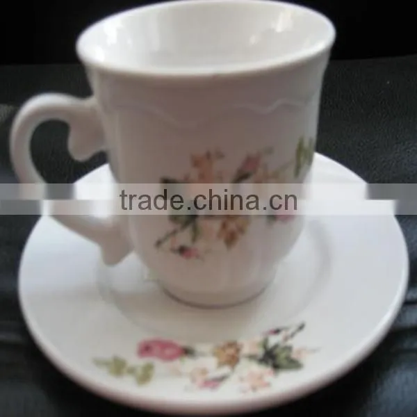 eggshell porcelain cup and saucer