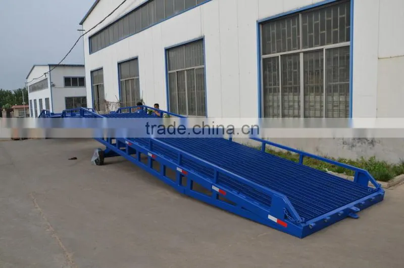 hot dipped galvanized hydraulic container load ramp