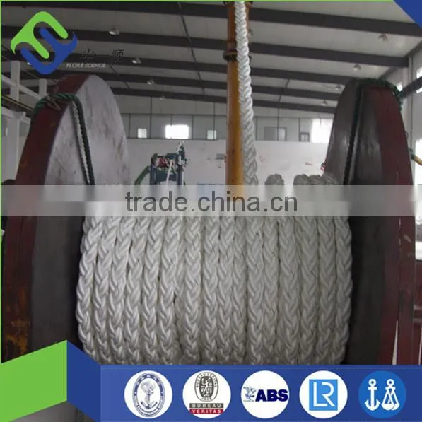 China Factory 8-Strand Polyester Offshore Mooring Rope