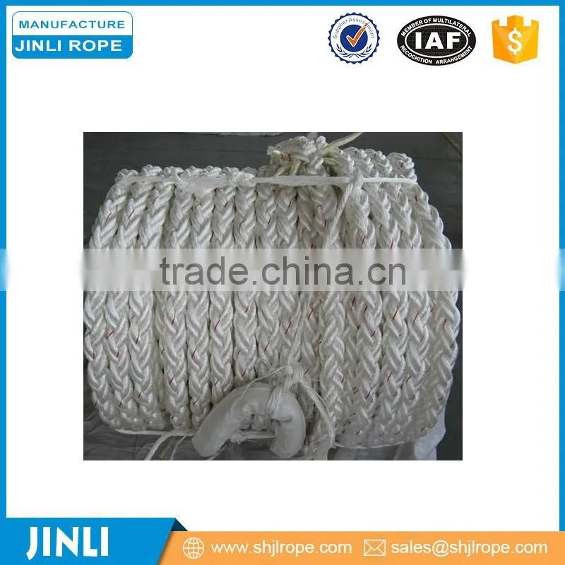 PP/Nylon/Polyester rope soft Twisted Ship Hawser