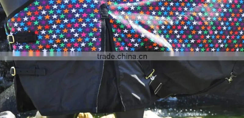 fashion polyester heavy turn out saddlery winter horse rug