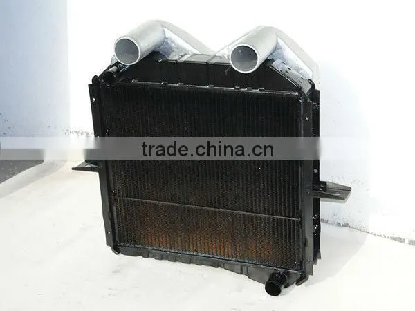 Complete aluminum/copper auto radiator core and plate