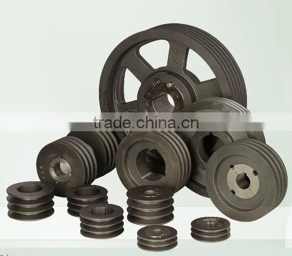 Low carbon steel sheave,OEM steel or iron casting chain pulley wheels,V-steel pulley