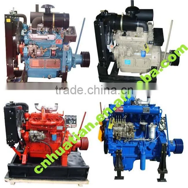 13hp-400hp Diesel Engine with clutch belt pulley and PTO