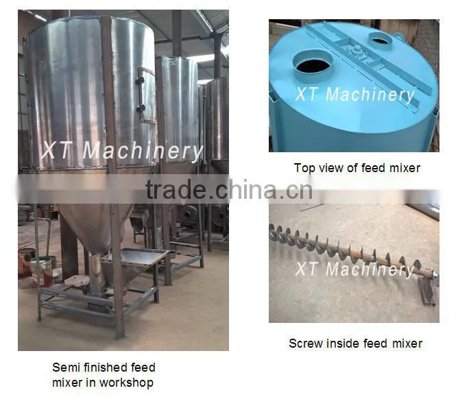 3kw 1000kg/h mixer machine for animal feed
