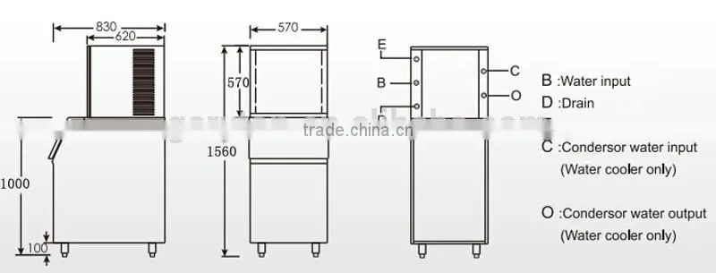 GRT - LB500/600/T Ice making machine