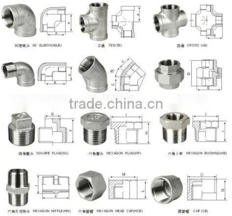 stainless steel SW 90 degree street elbow