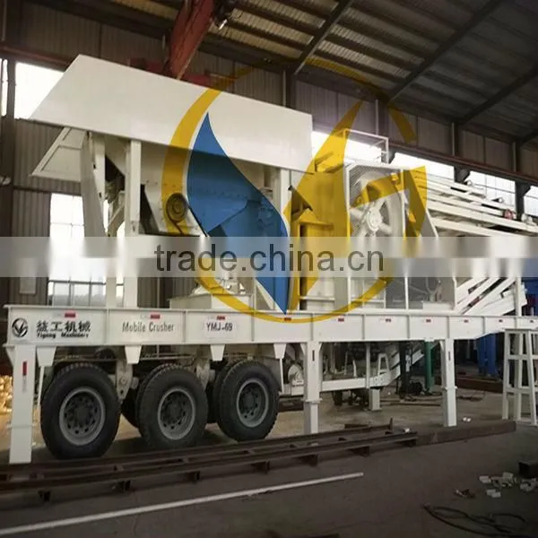 80TPH High Quality mobile crushing plant, Yigong Hot Selling