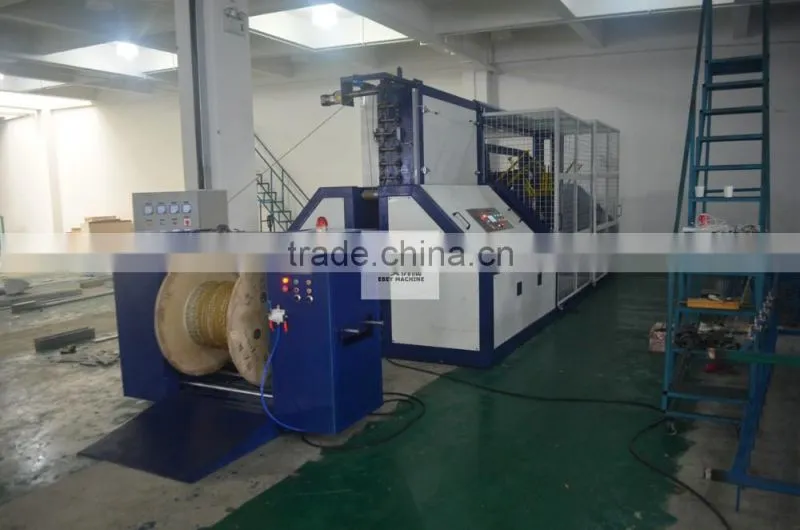 Aumatic coir jute sisal plastic endless rope braiding making machine