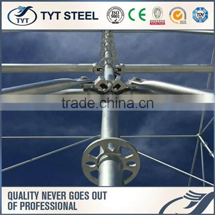 ringlock vertical horizontal ledger scaffold system ringlock