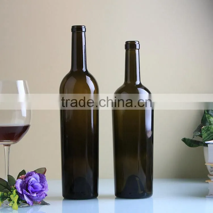 Factory sale top quality Frosted hot sale manufacture glass bottles for wine