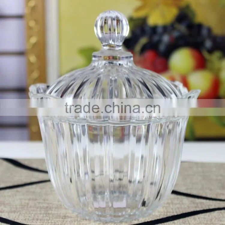 Wholesale high quality glass storage jar