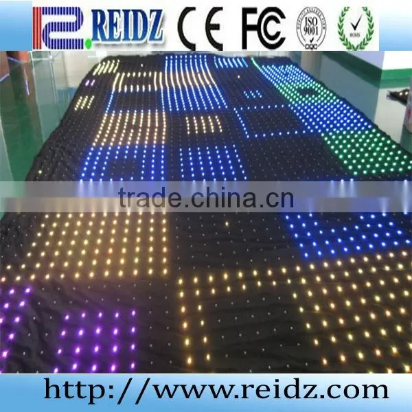 CE RoHS flexible fabric indoor p10 indoor led display big xxx video screen