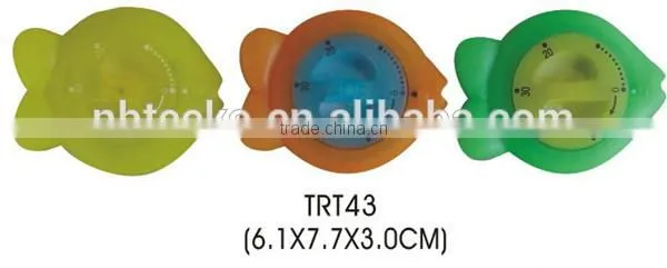 Plastic fish shape switch kitchen timer/mechanical timer