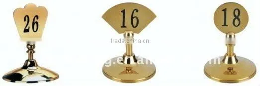 2011 Newest design Hotel signboard and table number