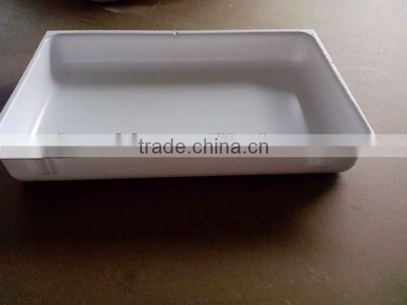 plastic flat tray made by vacuum forming machine