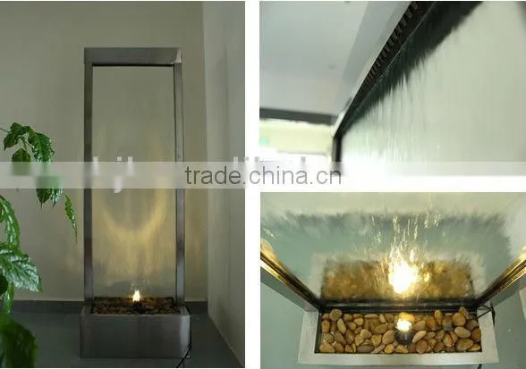 room divider indoor copper waterfall