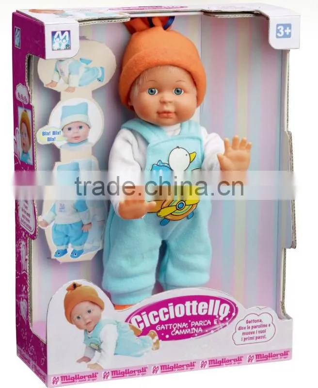 walking and crawling ABS laugh baby dolls toys wholesale with EN71