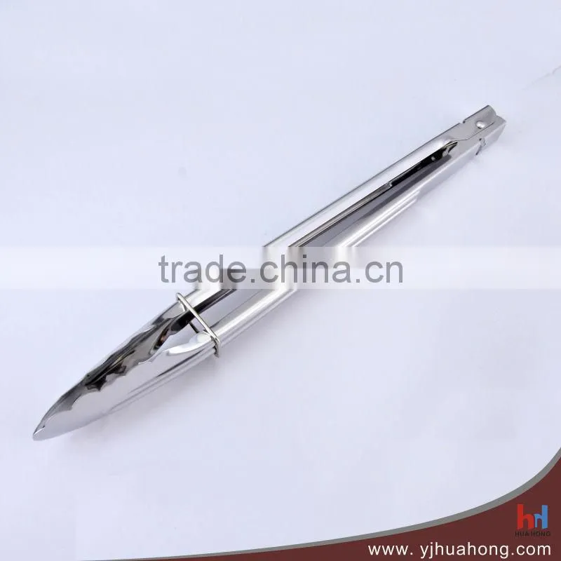 12" Stainless Steel Food Kitchen Service Tongs