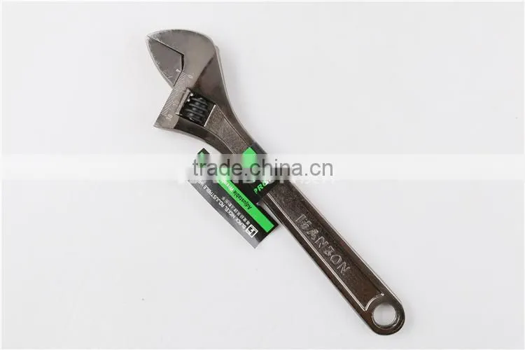 Professional Black Nickel Adjustable Wrench/Spanner