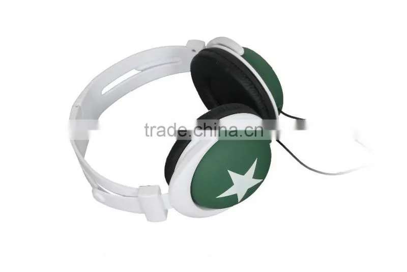 2016 New fashion mix style headphones with volume control