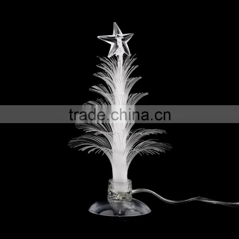 USB Changeable Color Led Fiber Optic Artificial Christmas Tree Decoration Xmas Decoration
