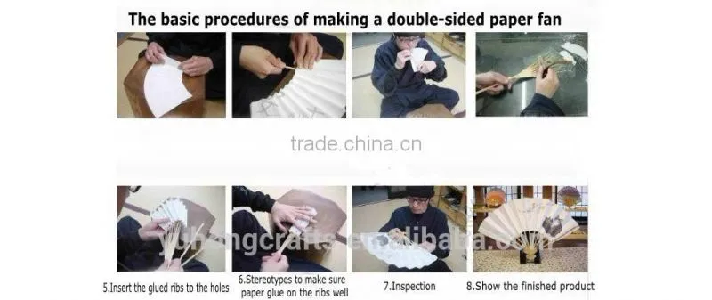 2015 stable quality best wholesales paper fan souvenir fan