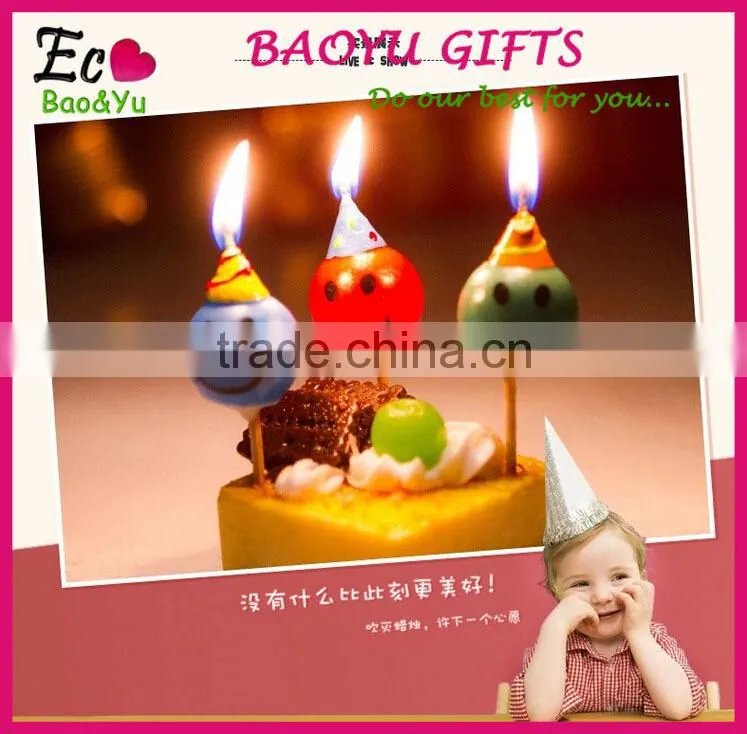 2015 Factory wholesale birthday candles birthday cake candles Spiral candles