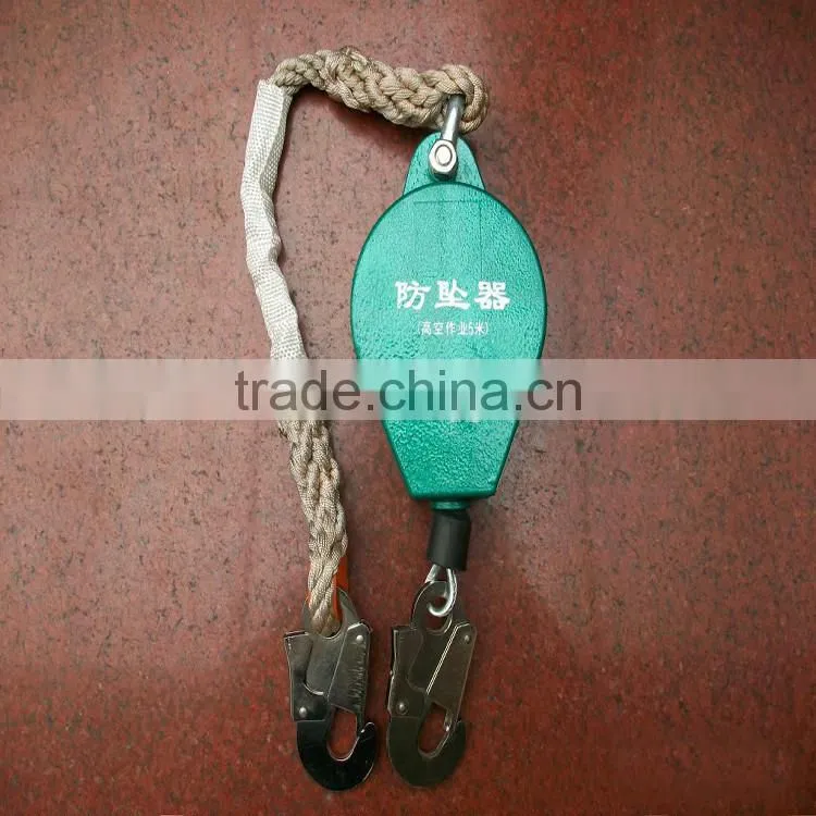High quality industrial safety equipment retractable type 3M-40M fall arrester