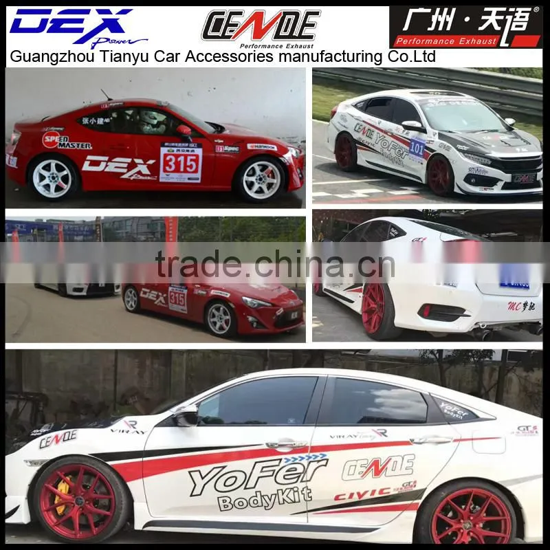 performance muffler with exhaust cutout kit in exhaust system