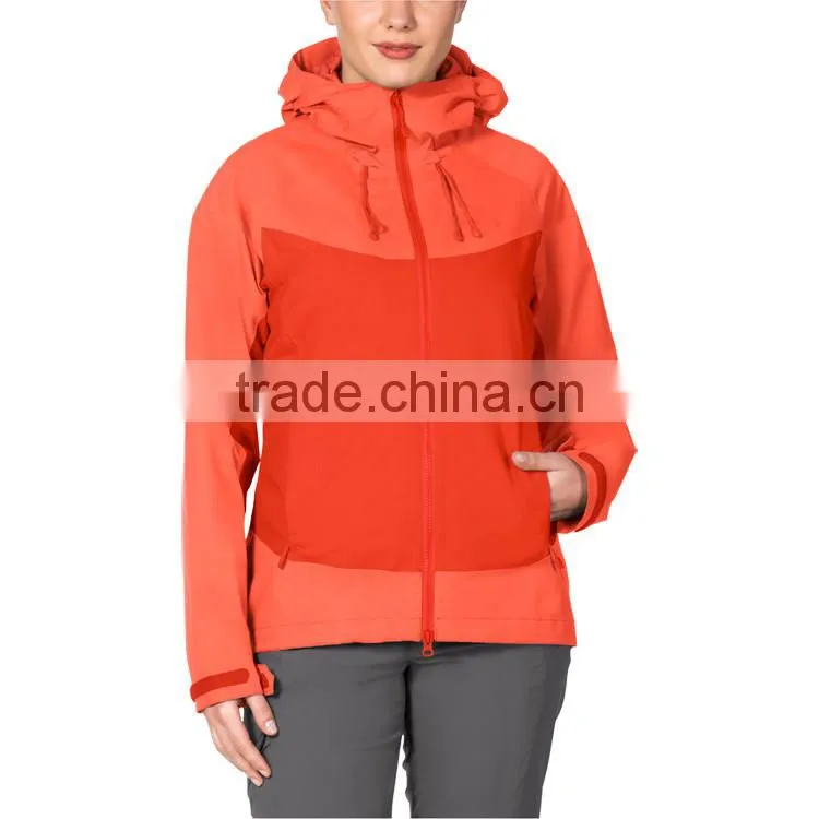 Women Waterproof Breathable Outdoor Rain Jacket