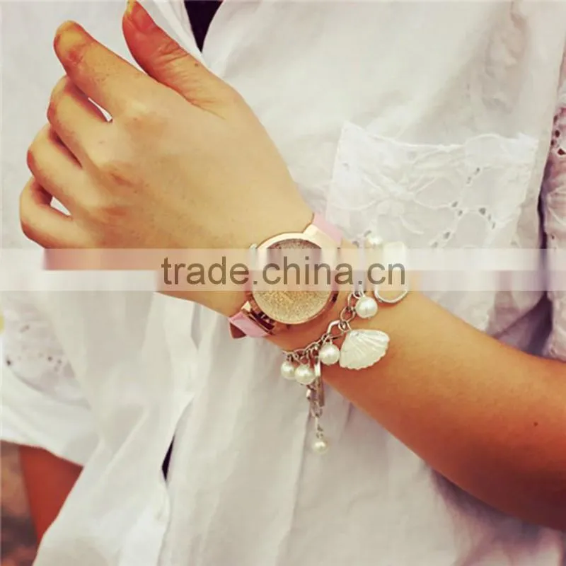 Alloy case wrist watch fashion women watch promotional quartz lady wrist watches